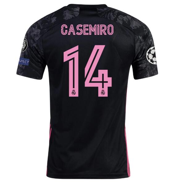 Real Madrid Football Kit Third Soccer Jersey CASEMIRO #14 2020/21